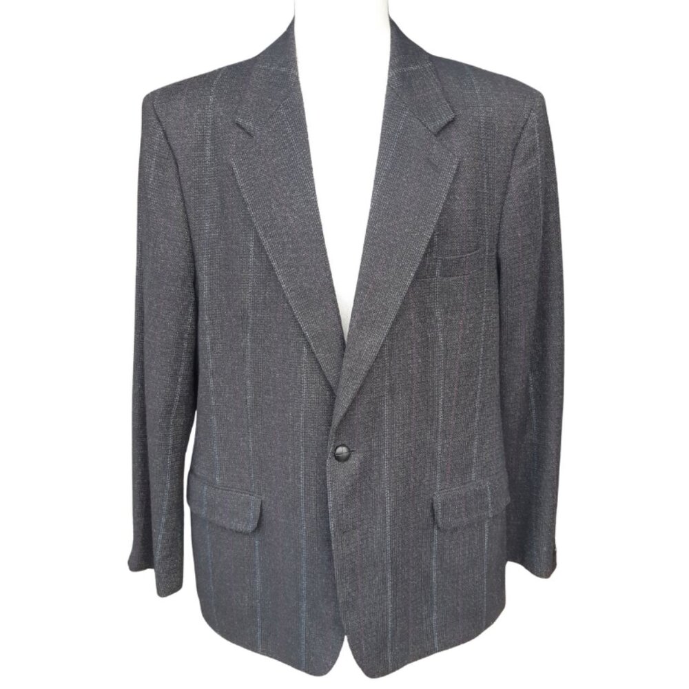 Anthony's of London Charcoal SZ 44 R Wool Men's Blazer Sport Jacket